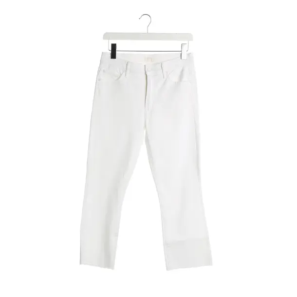 Jeans Slim Fit, in Cream, Baumwolle, Mother