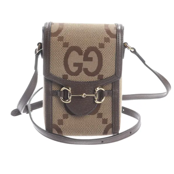 Abendtasche, in Camel, Baumwolle, Gucci