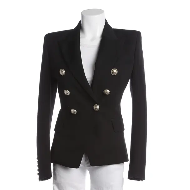 Blazer, in Schwarz, Wolle, Balmain