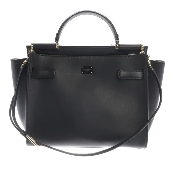 Handtasche, in Schwarz, Leder, Dolce & Gabbana