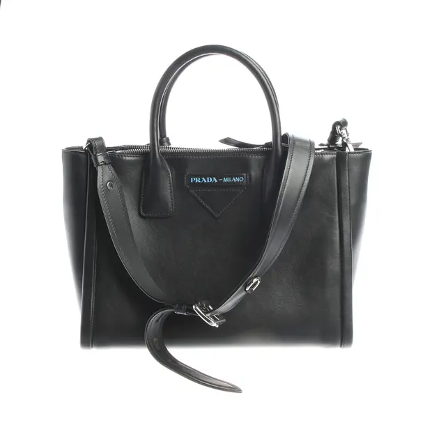 Handtasche, in Schwarz, Leder, Prada