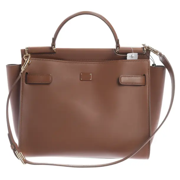 Handtasche, in Braun, Leder, Dolce & Gabbana