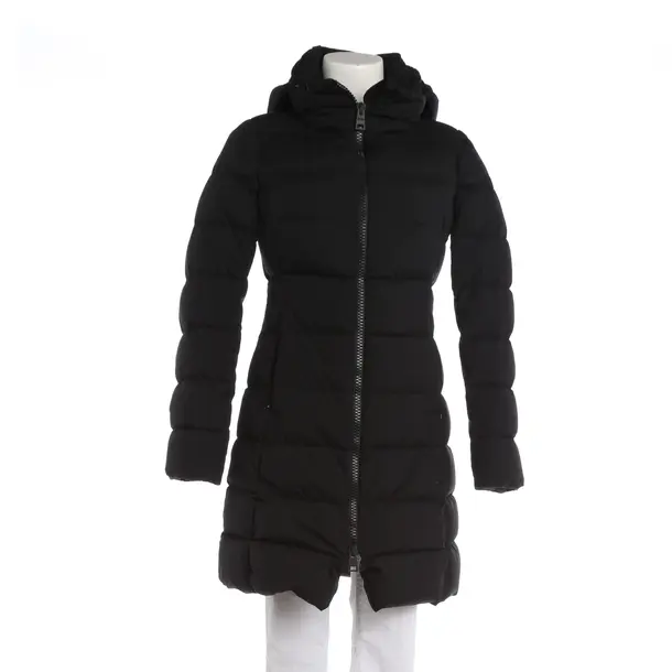 Winter Coat, in Black, Polyester, Herno