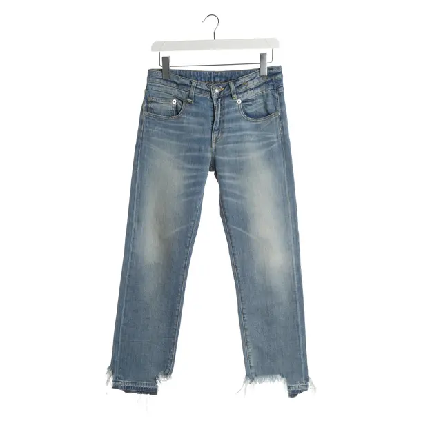 Boyfriend Jeans, in Blue, Cotton, R13