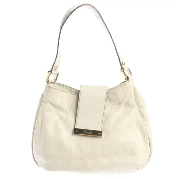 Schultertasche, in Beige, Leder, Gucci
