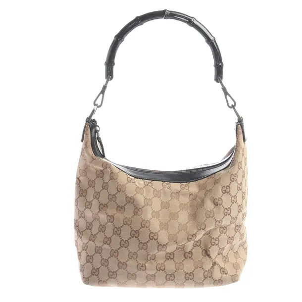 Shoulder Bag, in Black, Cotton, Gucci