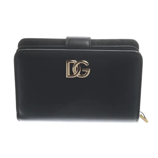 Wallet, in Black, Leather, Dolce & Gabbana