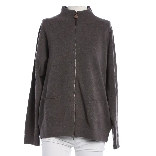 Strickjacke, in Grau, Wolle, Fabiana Filippi