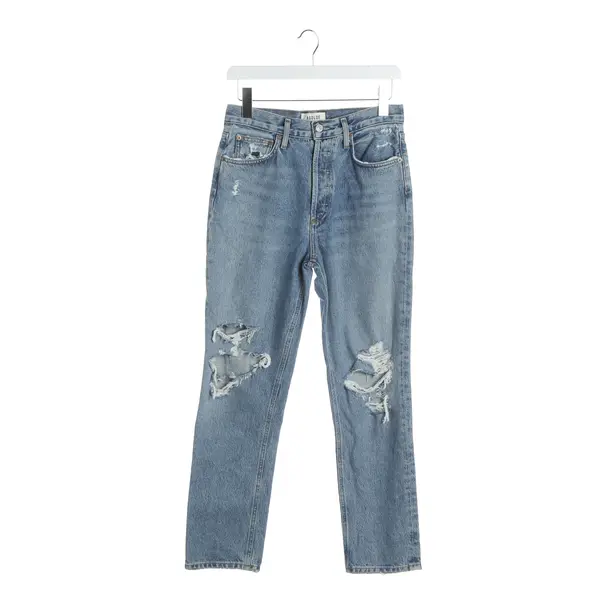 Straight Fit Jeans, in Blue, Cotton, Agolde