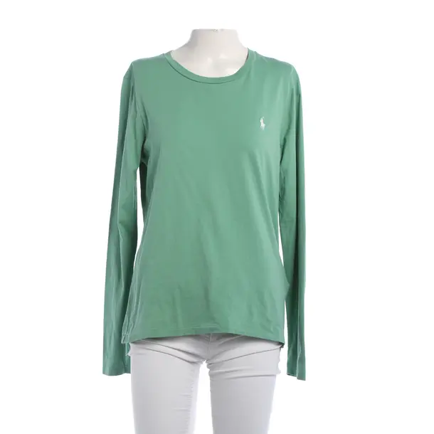 Long Sleeve Shirt, in Light Green, Cotton, Polo Ralph Lauren