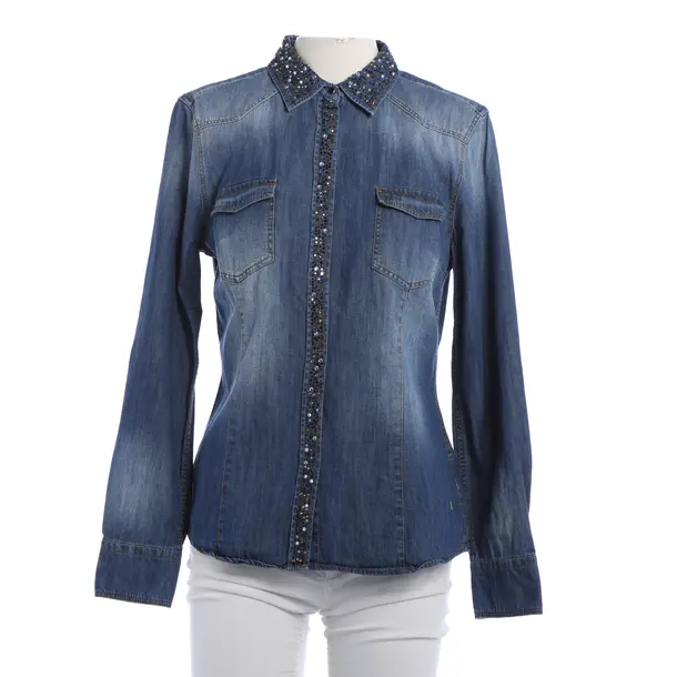 Bluse, in Blau, Baumwolle, Bogner