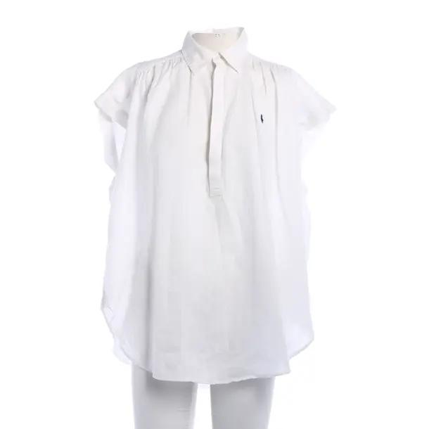 Bluse, in Weiß, Leinen, Polo Ralph Lauren