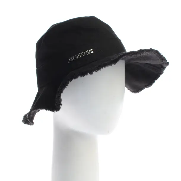 Hut, in Schwarz, Baumwolle, Jacquemus