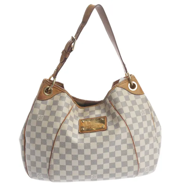 Schultertasche, in Beige, Canvas, Louis Vuitton