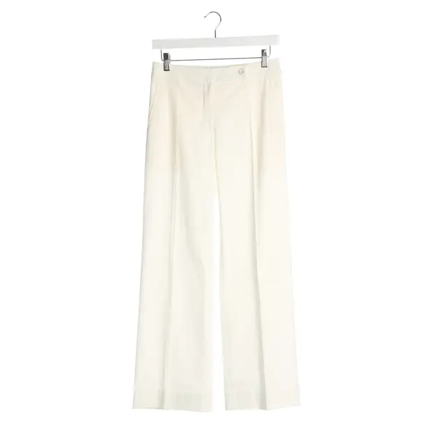 Pants, in Cream, Cotton, Max Mara