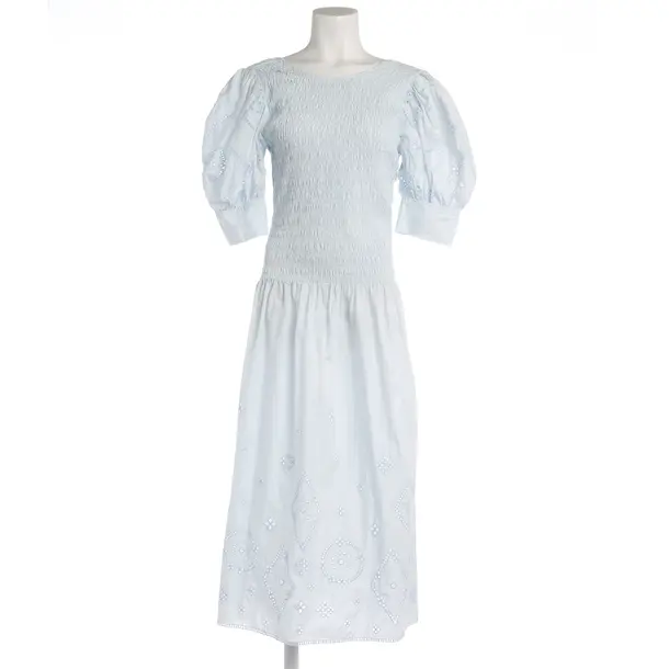 Dress, in Light Blue, Cotton, Ganni