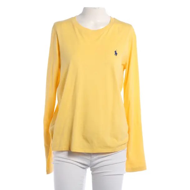 Long Sleeve Shirt, in Mustard Yellow, Cotton, Polo Ralph Lauren