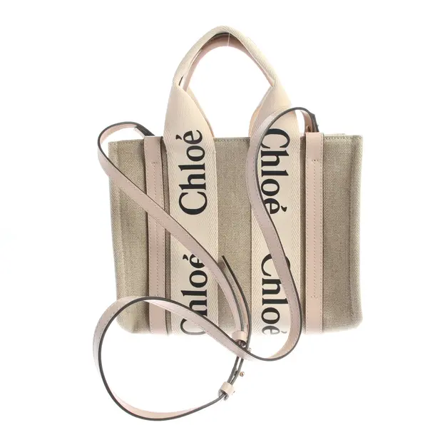 Handtasche, in Beige, Polyester, Chloé