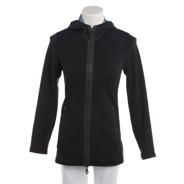 Felpa con cerniera, in Nero, Poliestere, Pantofola da donna