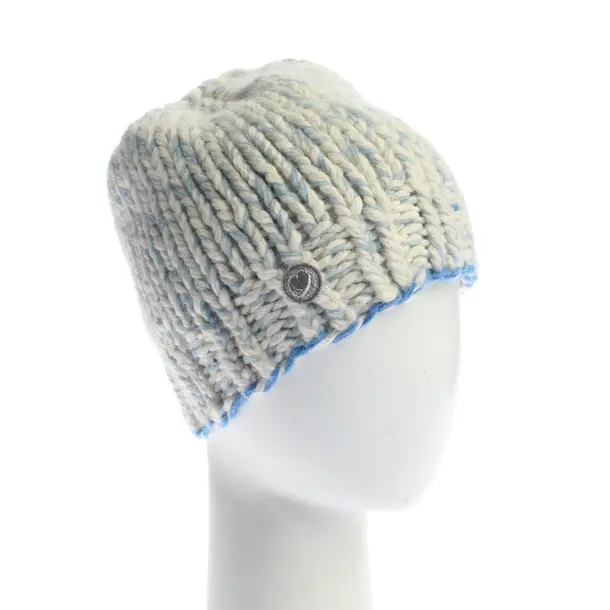 Mütze, in Blau, Baumwolle, Frauenschuh