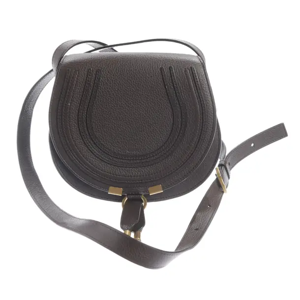 Evening Bag, in Dark Brown, Leather, Chloé
