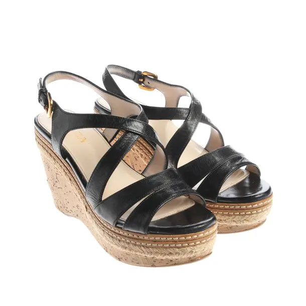 Wedges, in Black, Prada