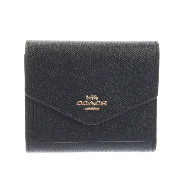 Wallet, in Black, Leather, Coach