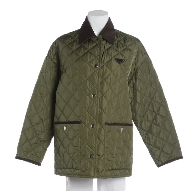 Giacca mezza stagione, in Verde oliva, Poliammide, Prada