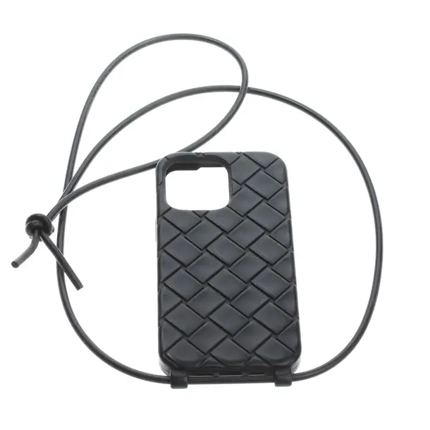 Custodia per cellulare Crossbody, in Nero, Altre fibre, Bottega Veneta