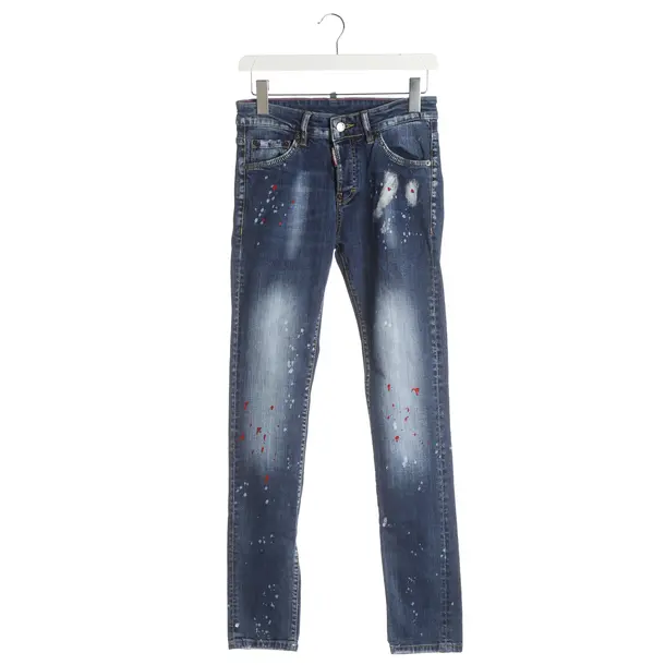 Slim Fit Jeans, in Navy, Cotton, Dsquared