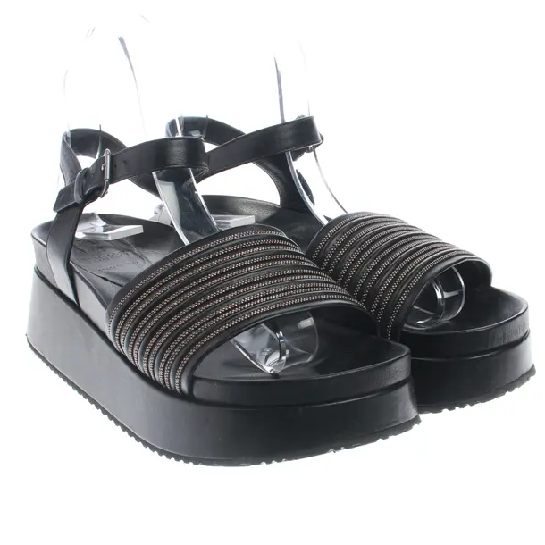 Sandalen, in Schwarz, Brunello Cucinelli