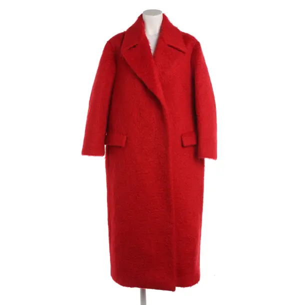 Winter Coat, in Red, Wool, Valentino