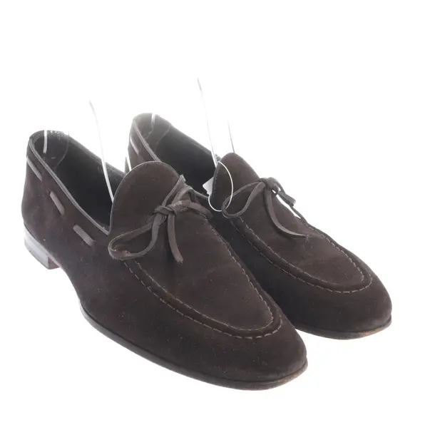 Loafers, in Dark Brown, Santoni