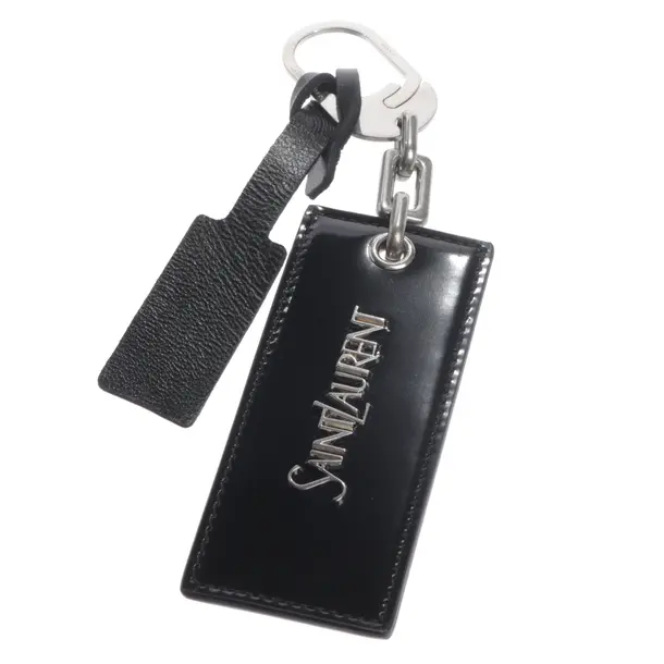 Pendant, in Black, Leather, Saint Laurent