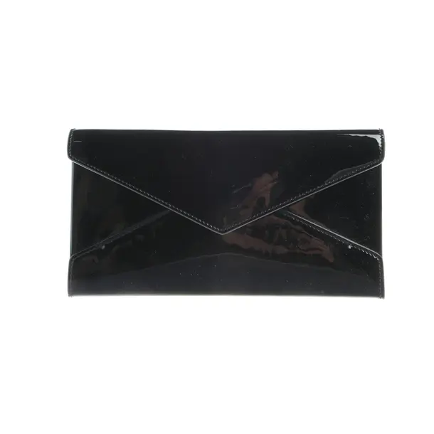 Clutch Bag, in Black, Leather, Saint Laurent