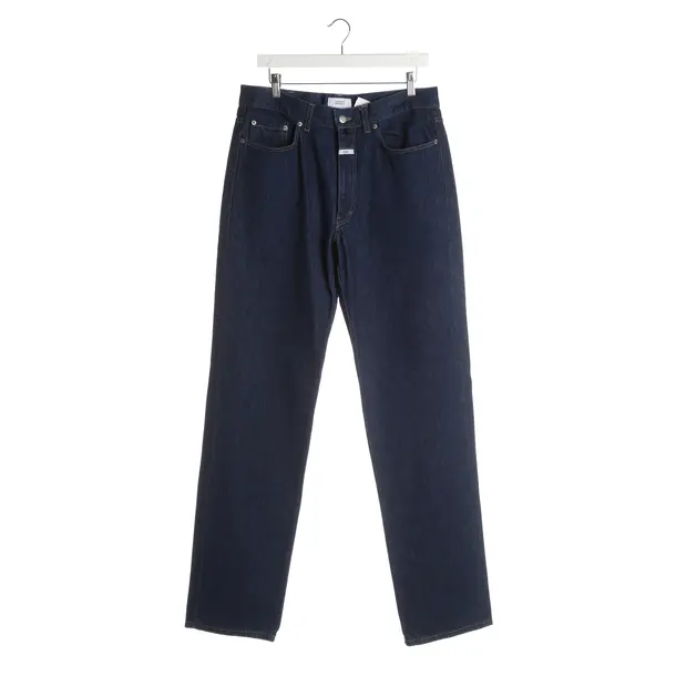 Straight Fit Jeans, in Navy, Cotton, Closed