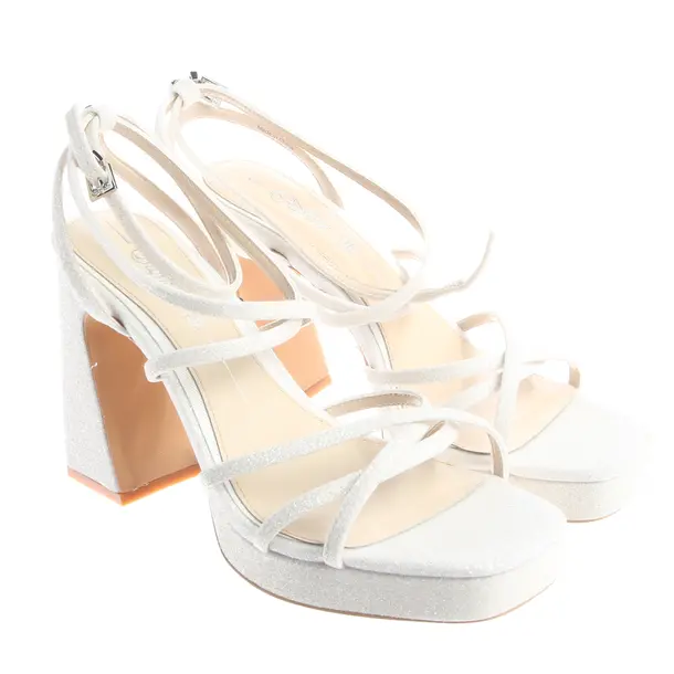 Sandali, in argento, Bufalo