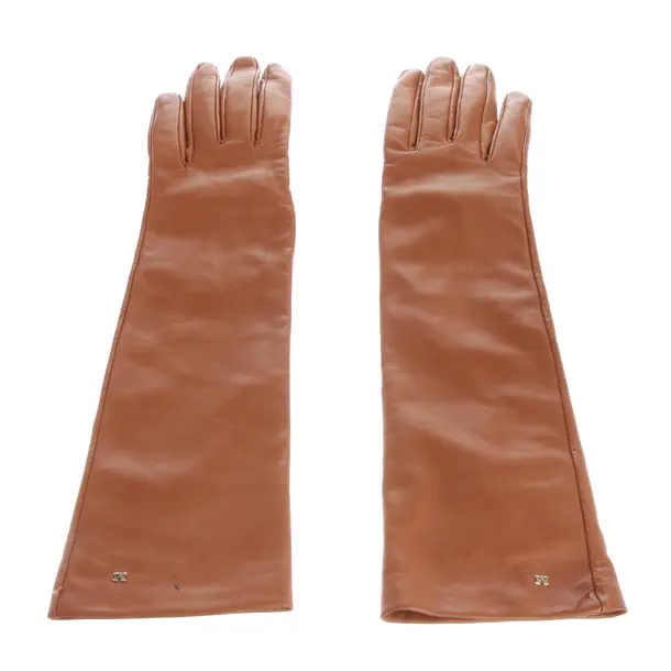 Lederhandschuhe, in Hellbraun, Leder, Max Mara