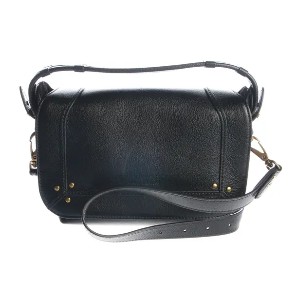 Shoulder Bag, in Black, Leather, Jérôme Dreyfuss