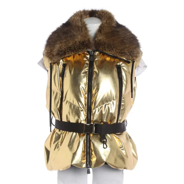 Weste, in Gold, Polyester, Moncler Grenoble