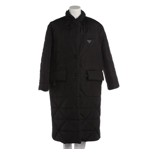 Cappotto mezza stagione, in Nero, Poliammide, Prada
