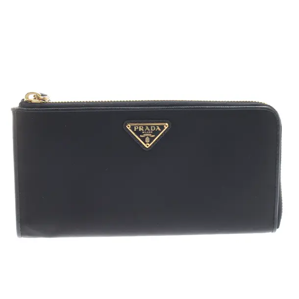 Wallet, in Black, Polyester, Prada