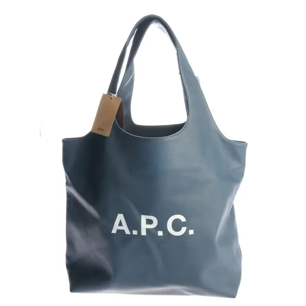 Shopper Bag, in Gray, Leather, A.P.C