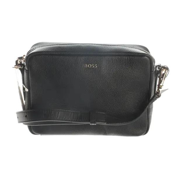 Schultertasche, in Schwarz, Leder, Hugo Boss Black Label