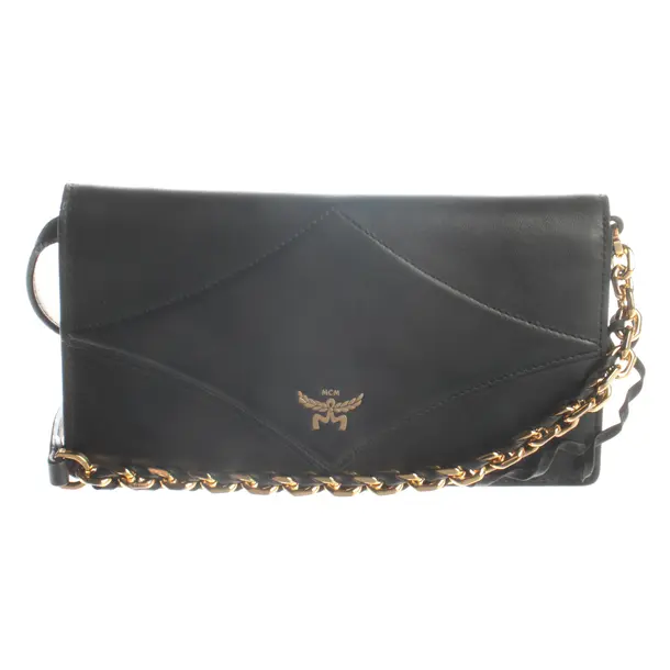 Abendtasche, in Schwarz, Leder, MCM