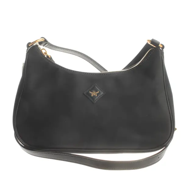 Shoulder Bag, in Black, Polyamide, MCM