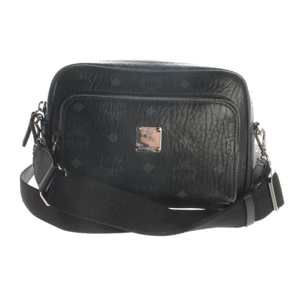Shoulder Bag, in Dark Gray, Leather, MCM