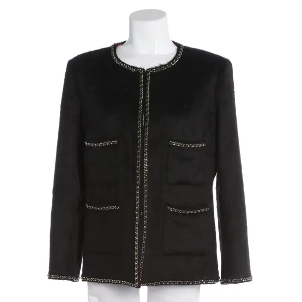 Übergangsjacke, in Schwarz, Wolle, Chanel