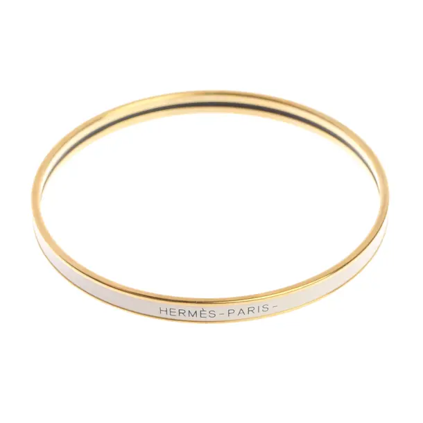 Armband, in Beige, Metall (metallisch, metallisiert), Hermès