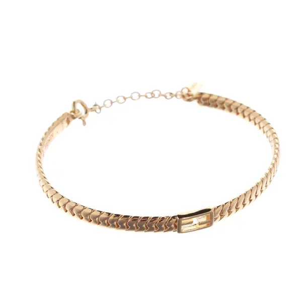 Armband, in Gold, Metall (metallisch, metallisiert), Fendi